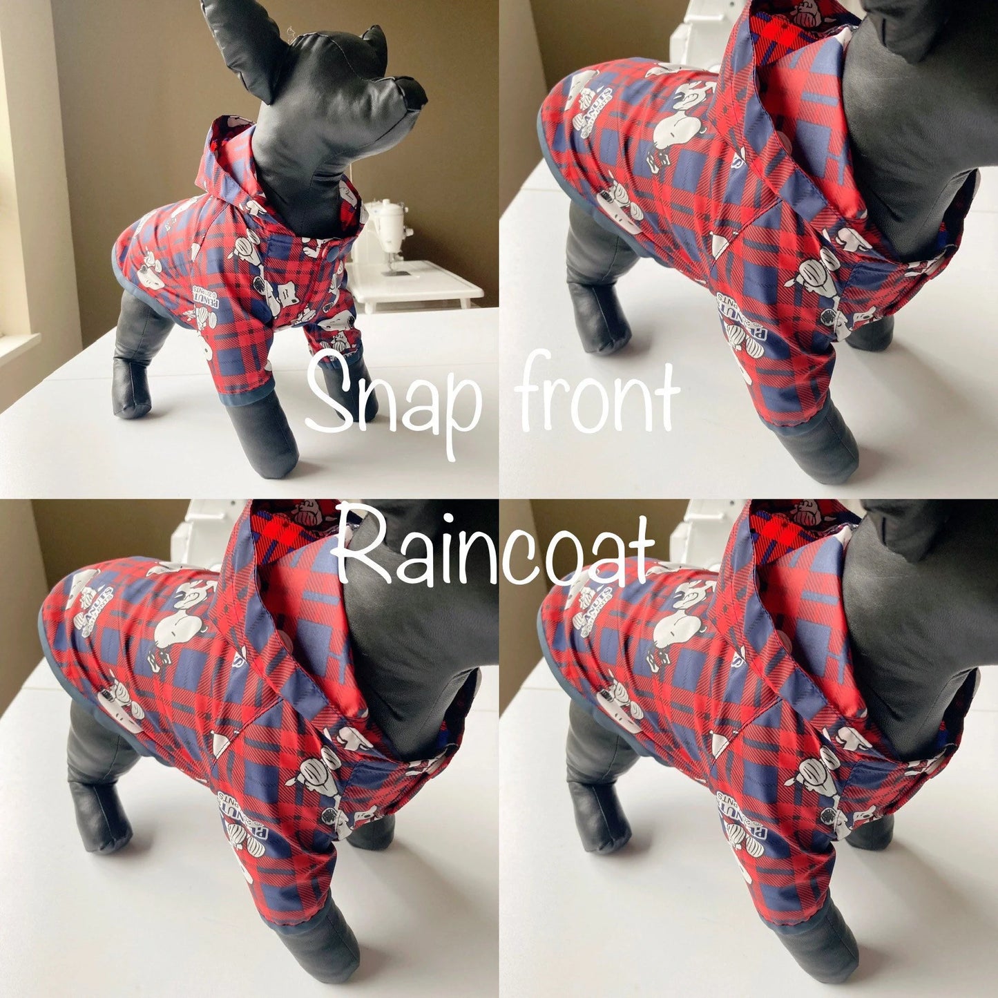 Custom-fit Snap Front Rain Coat